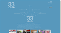 Desktop Screenshot of 33london.com